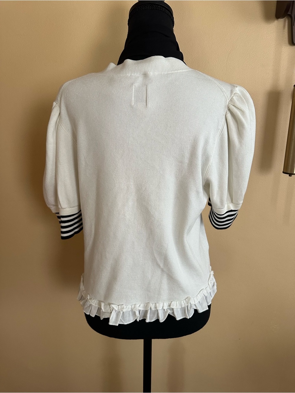 Maeve Short-Sleeve Bow Sweater size XL - Picture 5 of 8